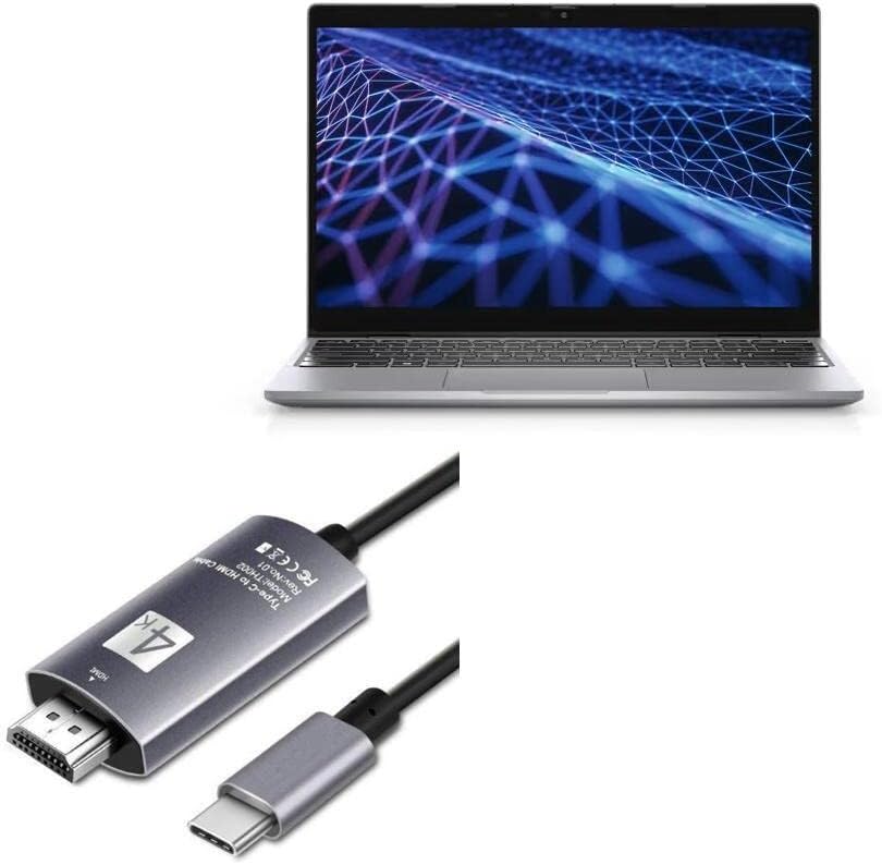 BoxWave Kábel-Kompatibilis Dell Latitude 3330 2-in-1 (Kábel által BoxWave) - SmartDisplay Kábel - USB-C-Típusú HDMI - (6 ft),
