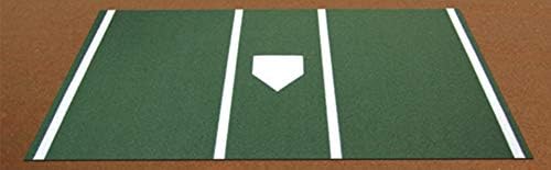 Trigon Sport Pro Baseball Gyep Home Plate-Mat, 6 x 12', Zöld