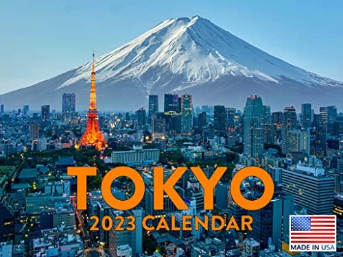 Tokió, Japán 2023 Naptár-Havi Tervező Japán Természet, Művészet Fuji Falra Szokás Tracker Írni Rács 24 Hónap Előnézet, illetve 2022