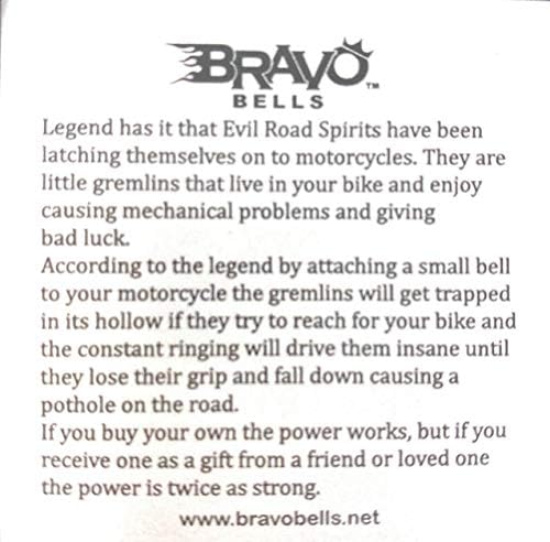 Bravo Harangok Kelta Kereszt Gyémánt Bell - Motoros Bell Tartozék vagy kulcstartó Szerencsét hoz Az Úton