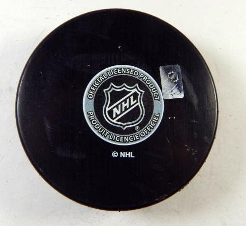Oskar Lindblom 28 írta Alá Philadelphia Flyers NHL Jégkorong Auto 350 - Dedikált NHL Korong