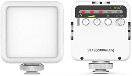 BHVXW Mini LED Videó Hivatal Fény 2000mAh 5500K Zoom Világító Fényképészeti Világítás U Világos Fényt