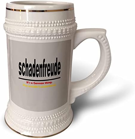 3dRose Schadenfreud - A német Dolgot Nem Értem - 22oz Stein Bögre (stn_355520_1)