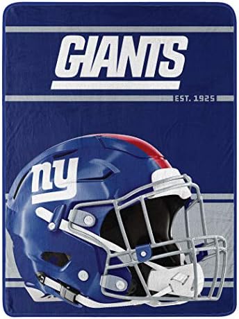 Északnyugati NFL New York Giants 46x60 Micro Raschel Fut Design Hengerelt Takaró, Csapat Színek, Egy Méret (1NFL059050081RET)