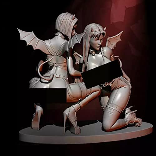 Goodmoel 1/24 Fantasy Banshee Nővérek Harcos Gyanta Katona Modell-Készlet/Összeszerelt, valamint Festetlen Miniatűr-Készlet/Tj-0392
