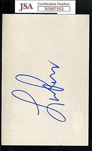 Luke Perry SZÖVETSÉG Coa Aláírt 4x6 Index Kártya Autogramot