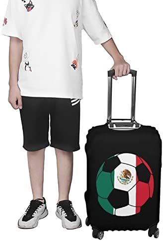 Mexikói Futball Utazás Bőrönd Fedelét Mosható Bőrönd Védő Táska Védő Poggyász Borító