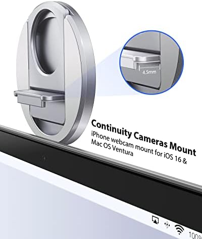 Stouchi Alumínium Mag-Biztonságos Folyamatossága a Kamera Mount, Frissített iPhone Mount Kamera Kompatibilis a MacBook Pro, Levegő,