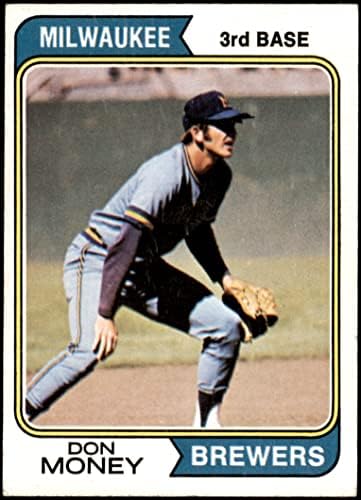 1974 Topps 413 Nincs Pénz Milwaukee Brewers (Baseball Kártya) EX/MT Brewers