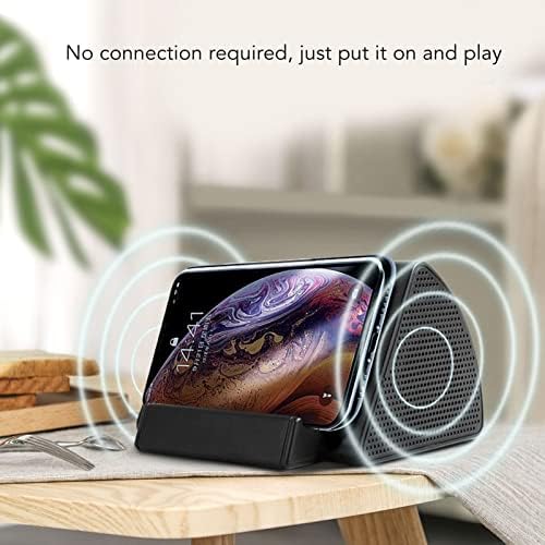 Natudeco 2 az 1-ben Vezeték nélküli Mobil Telefon kihangosító, Telefon Kihangosító HD Surround Hangzás mobiltelefon Hangszóró, Kompatibilis