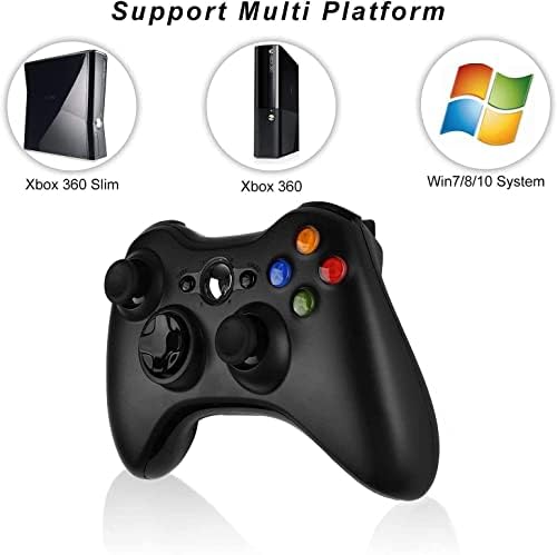 YUDEG Xbox 360 Vezeték nélküli Vezérlő Joystick Gampad Xbox 360 PC Windows 7