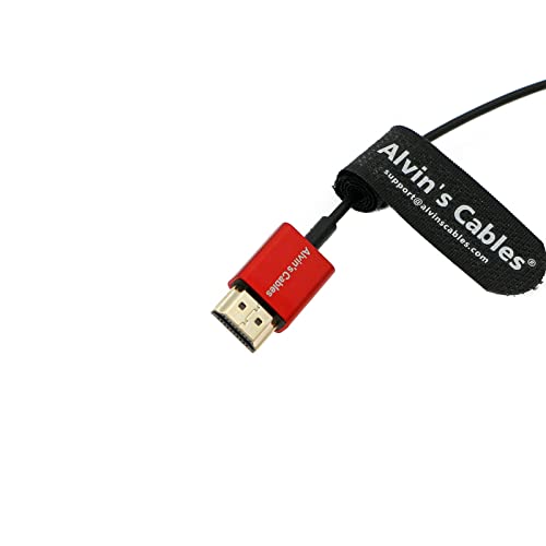 Alvin Kábelek 8K 2.1 HDMI Kábel Micro-HDMI-HDMI Kábel Ultra-Vékony 48Gbps nagysebességű az Atomos-Ninja-V 4K-60P Rekord Canon-R5C|R5|R6 Sony