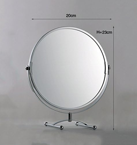 NEOCHY Hiúság Tükör Kétoldalas Kozmetikai Tükör 1X/ Nagyító, sminktükör, a 360° - os Elforgatási Áll/Ezüst
