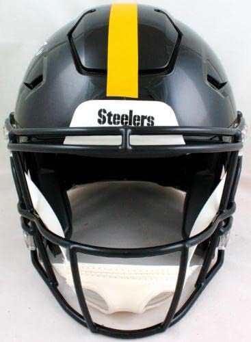 Chase Claypool Dedikált Pittsburgh Steelers F/S SpeedFlex Hiteles Sisak - - Dedikált NFL Sisak