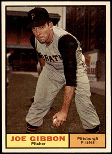 1961 Topps 523 Joe Gibbon Pittsburgh Pirates (Baseball Kártya) NM+ Kalózok