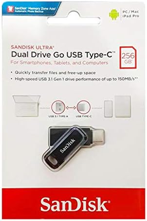 SanDisk Ultra Kettős Meghajtó Go USB-Típus-C 256 gb-os