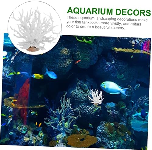 TOYANDONA akvárium Korall Díszek Óceán Dekoráció, Műanyag Növények Mini Kiegészítők Mesterséges akváriumban a Növények Vízi Modell