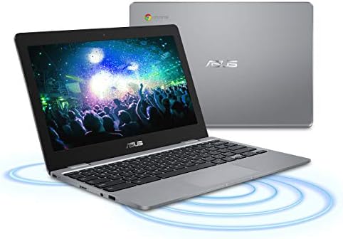 ASUS Chromebook C223 11.6 HD Chromebook Laptop, Intel Dual-Core Celeron N3350 Processzor (2,4 GHz), 4GB RAM, 32 gb-os eMMC