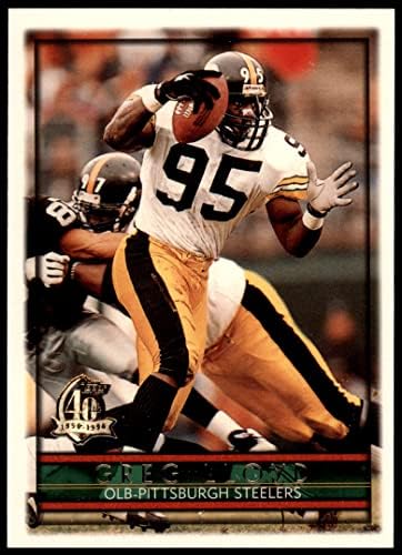 1996 Topps 300 Greg Lloyd Pittsburgh Steelers (Foci Kártya) NM/MT Steelers Fort Valley St