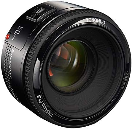 YONGNUO YN50mm F1.8 Standard Prím Objektív Nagy Rekesz Automatikus Fókusz Kompatibilis Canon EF-Hegy Lázadó DSLR Fényképezőgép (CXK5648617516965WD)