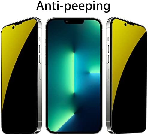 2 DB Anti-Kék Adatvédelmi Edzett Üveg Tükör Anti-Spy képernyővédő fólia Anti-Kukkoló Film Kompatibilis az iPhone 14 Plus /iPhone