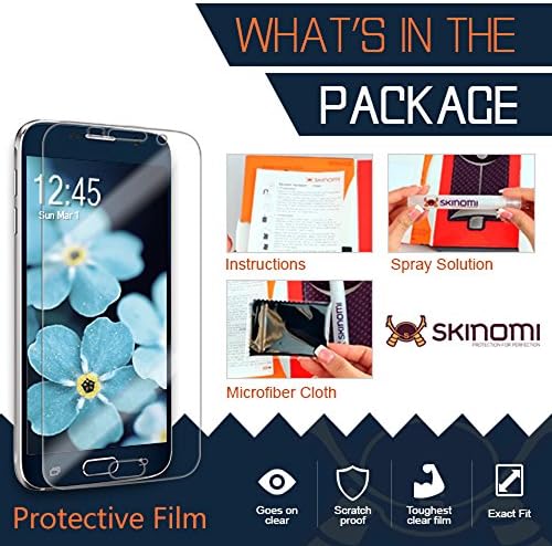Skinomi képernyővédő fólia Kompatibilis a Samsung Galaxy A03s/A03/A03 Core (2 Csomag) Tiszta TechSkin TPU Anti-Buborék HD Film
