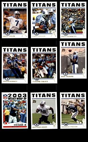 2004 Topps Tennessee Titans Szinte Teljes Csapat készen áll Tennessee Titans (Set) NM/MT Titánok